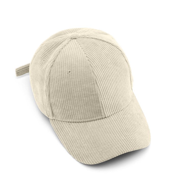 Legend Cap Basic - eindbaas - Corduroy - White