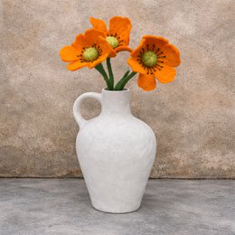 Fiore di papavero arancione