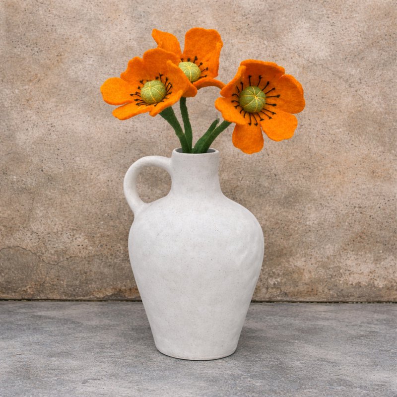 Fiore di papavero arancione