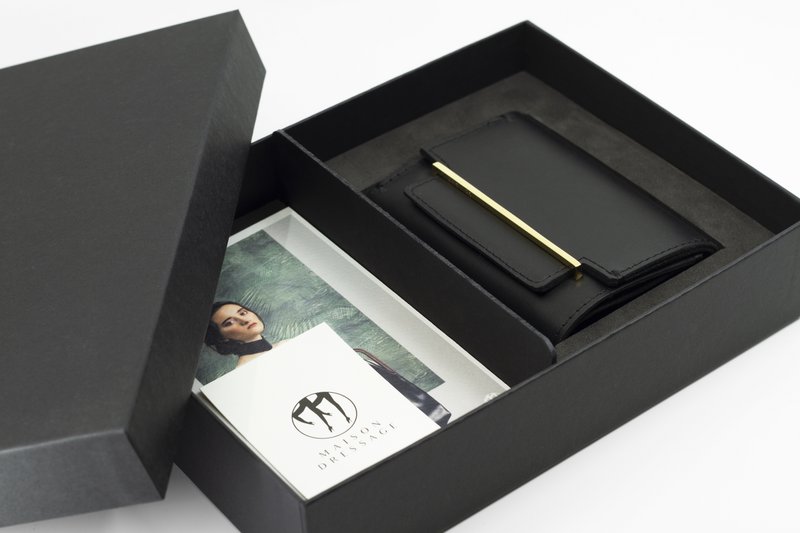 Portafoglio FRAME - Oro 22k