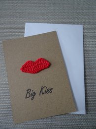 Big Kiss, Dikke kus kaart, Gehaakte kaart
