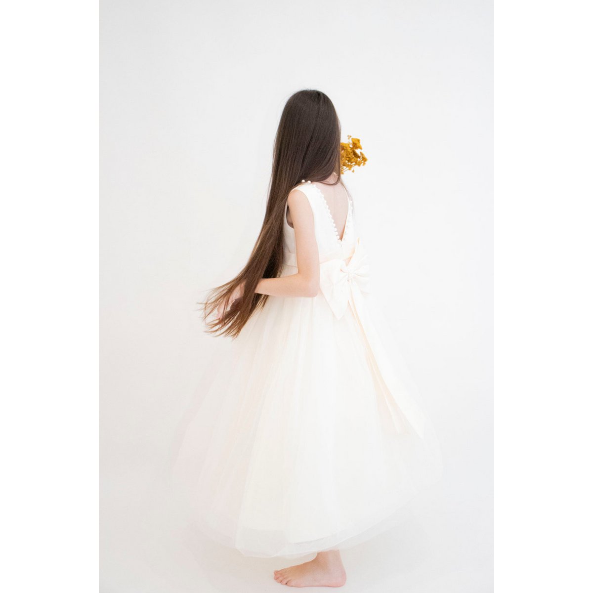 Vestido formal ANABELLA - Melocotón