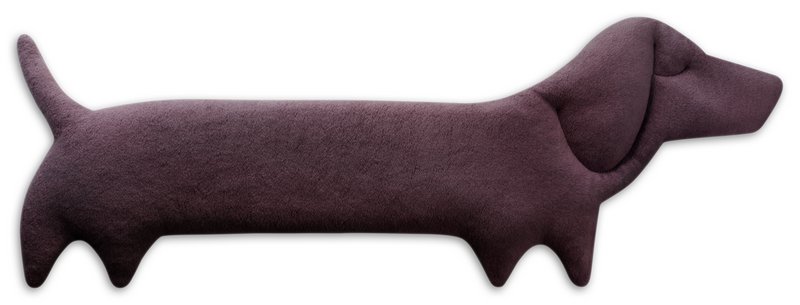 Bio-Körnerkissen mikrowellengeeignet, Wärmekissen für Nacken & Schulter, Hund Dackel
