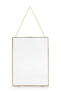 Photo Frame Metal with Lock Gold 30x40x0.7cm