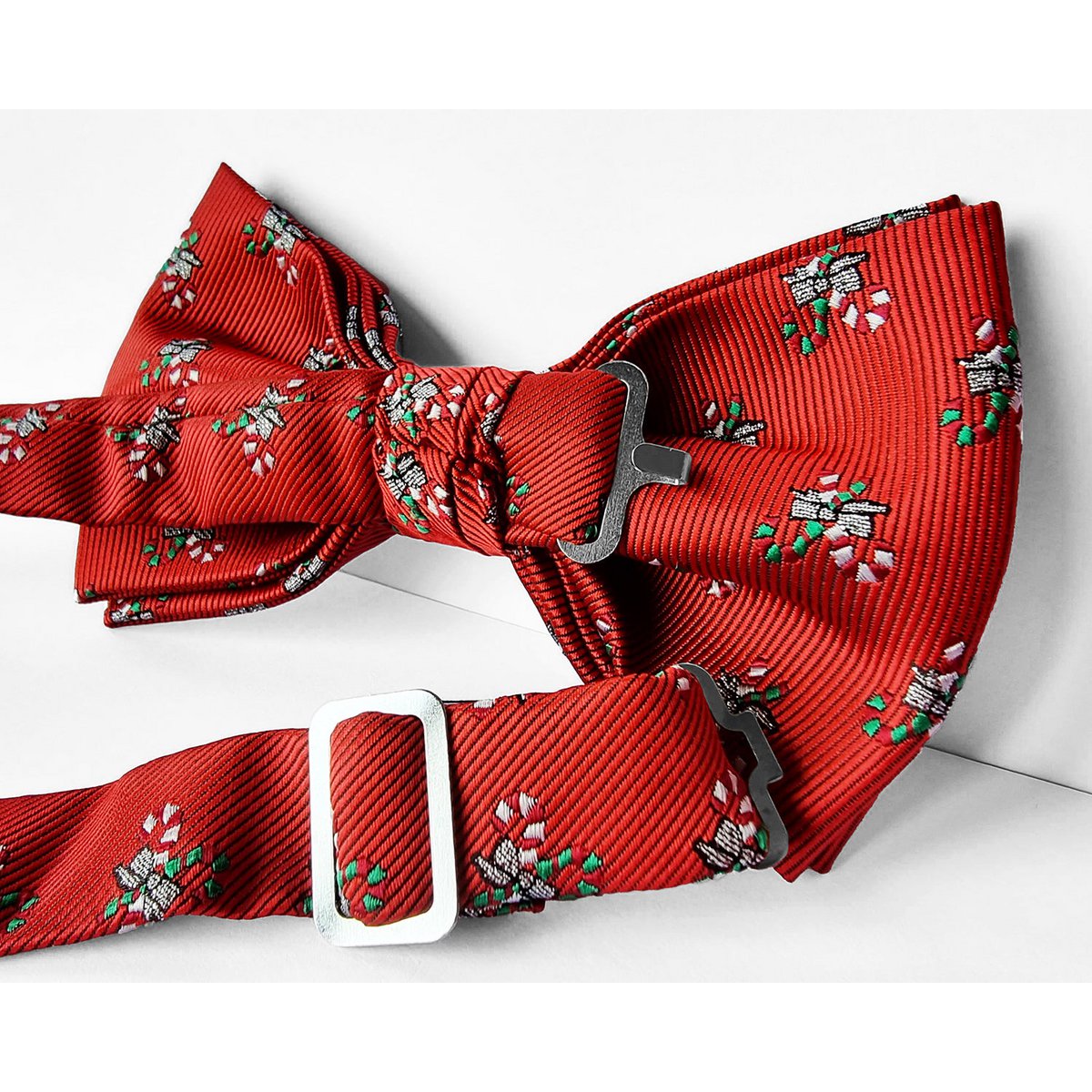 Bowtie - Rød med bolsjer