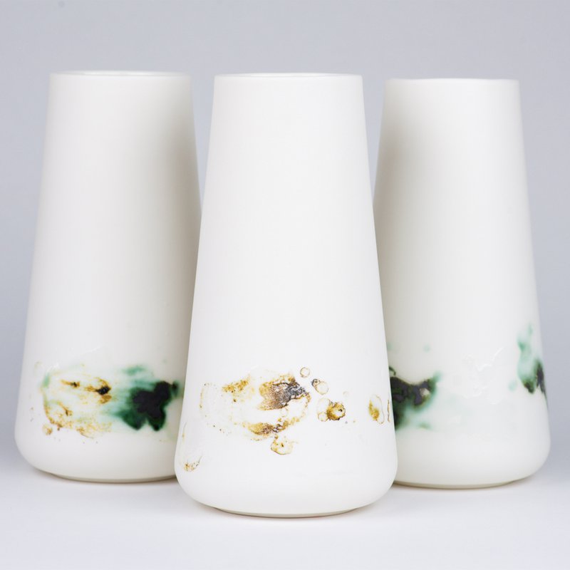 OPGEROLD stor vase