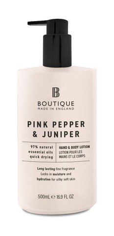 Boutique Scent Pink Pepper & Juniper 500ml Hand & Body Lotion