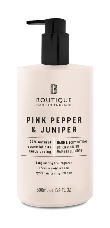 Boutique Scent Pink Pepper & Juniper 500ml Hand & Body Lotion