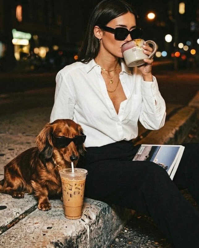 Melting Ice Cream Mug 360ml Dog Mom