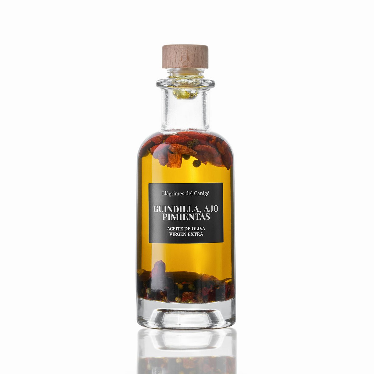 Olijfolie met Chili, Knoflook en Paprika's - 250ml