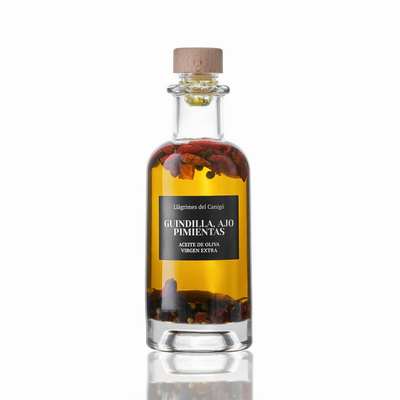 Olivenöl mit Chili, Knoblauch und Paprika - 250 ml
