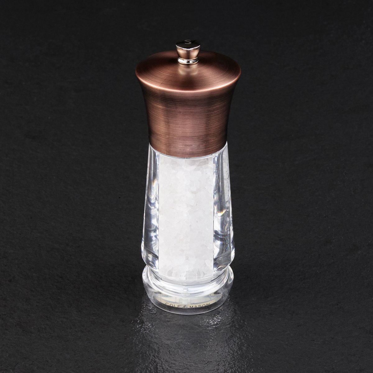 Precision+ Exford Antique Brass Pepper and Salt Mill Set 16,5cm