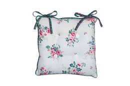 Coussin de chaise à boutons Lisa 40x40 cm Isabelle Rose