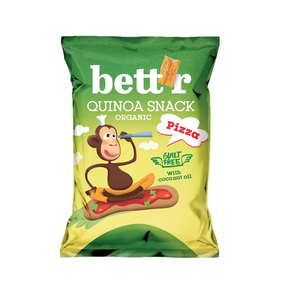 Quinoa Snacks Pizza, organic, Bett'r, 50g