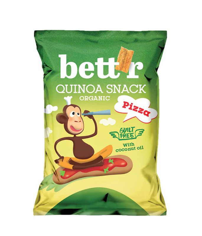 Quinoa Snacks Pizza, organic, Bett'r, 50g