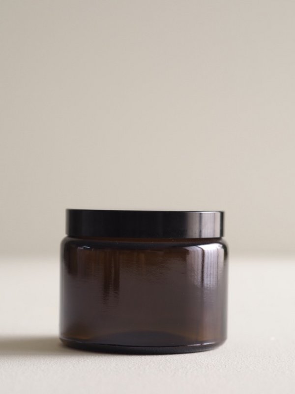 Amber Glass Jars