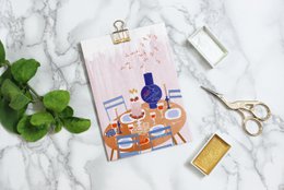postcard 'eat cake'