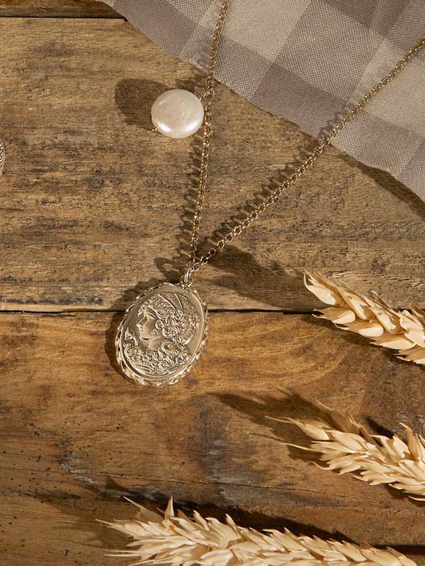 Collier Plaqué Or Proserpine