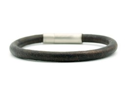 armband Flores donker bruin- 6mm