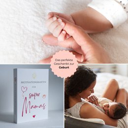 Mama Card Box – 40 biglietti motivazionali amorevoli per la vita quotidiana della mamma – regalo per la nascita