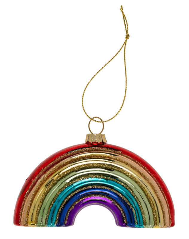 Glasanhänger für den Weihnachtsbaum, Pride,