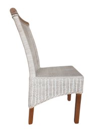 Sedia sala da pranzo sedia rattan sedia da pranzo sedia bianca perth rattan natura nucleo sostenibile