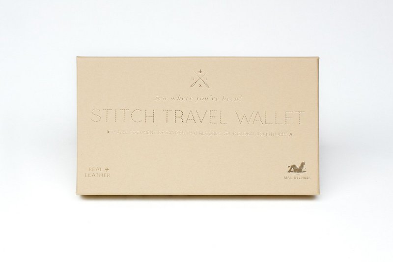 Cartera de viaje Stitch - Gris