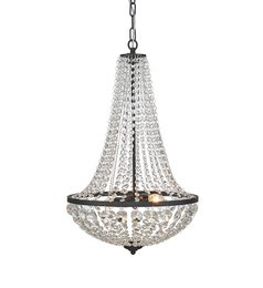 Gränsö Chandelier 2L Sandy Black/MC