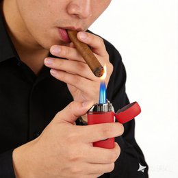 Briquet jet flame F1 Team Silver Match