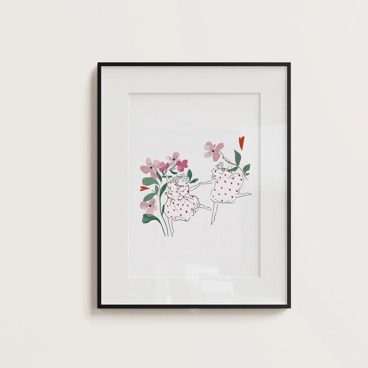 Poster Illustrated "Joyeuses"