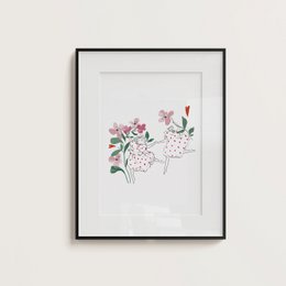 Poster Illustrated "Joyeuses"