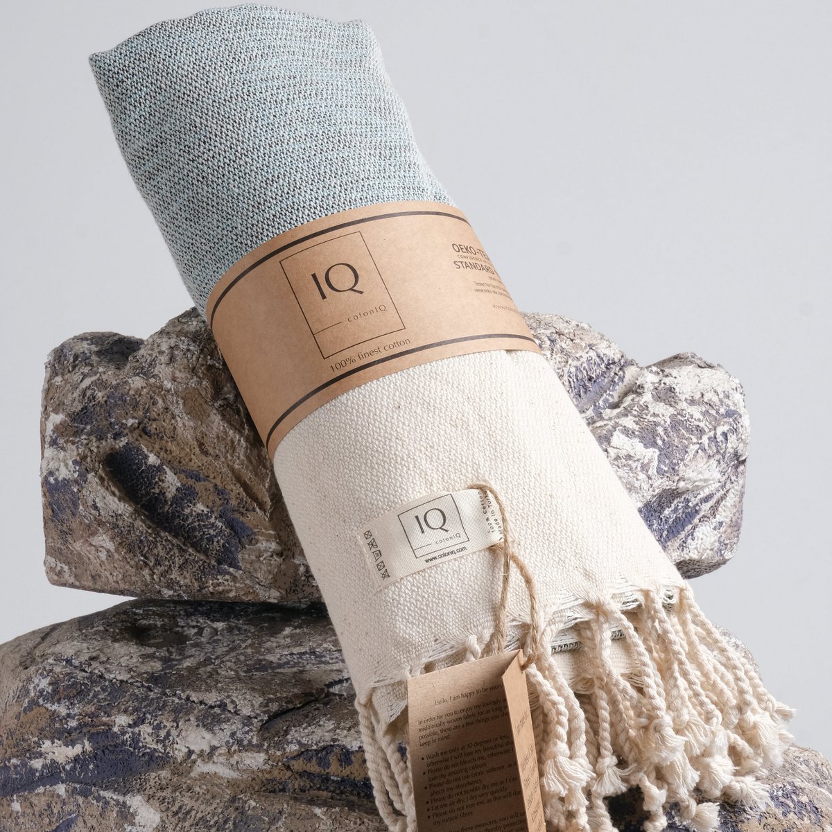 hammam towel | Sauna towel | Beach towel | Ecuador | Blue | 170x95cm