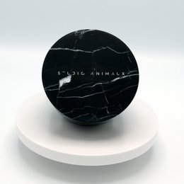 Marmor mad- og drikkeskål | Nero Marquina