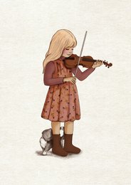 Ansichtkaart Violin