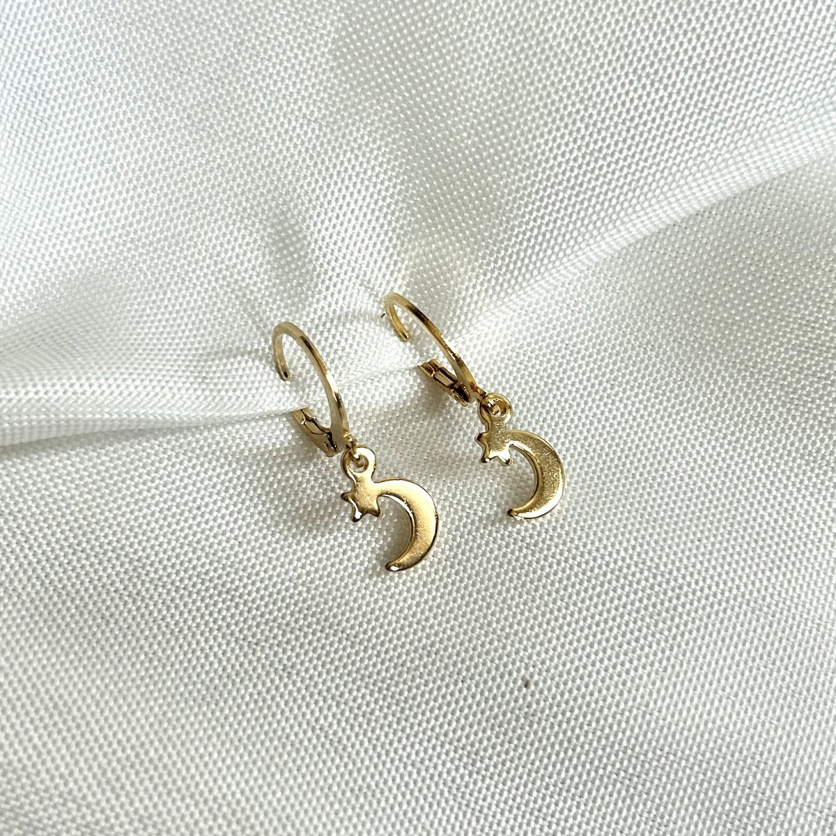 Moon&Star Oorbellen Goud