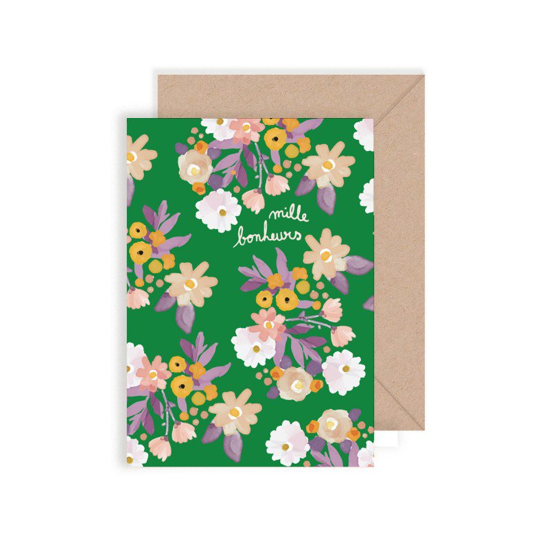 Double Card "Mille Bonheurs"
