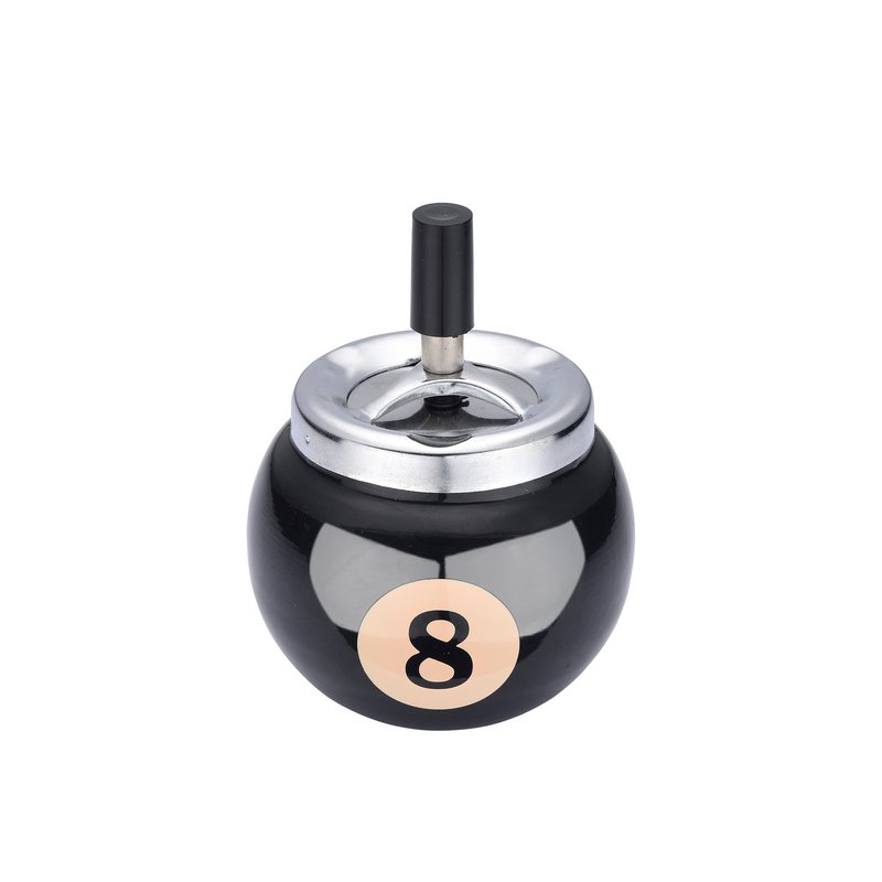 Cendriers Poussoir 'BOULE DE BILLARD'