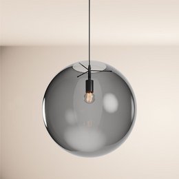 s.luce Orb glazen bol galerijlamp 500cm ophanging zwart