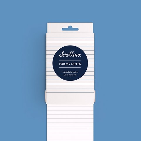 Origineel milieuvriendelijk notitieboekje - Scrollino For My Notes