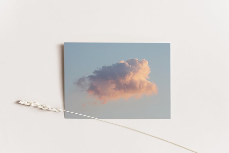 Carte postale Carte de vœux Petits nuages ​​(PK_111)