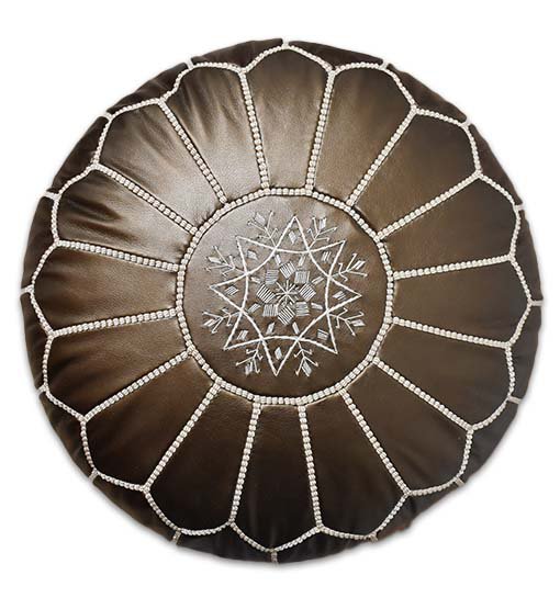 Marokkansk puf - bronze
