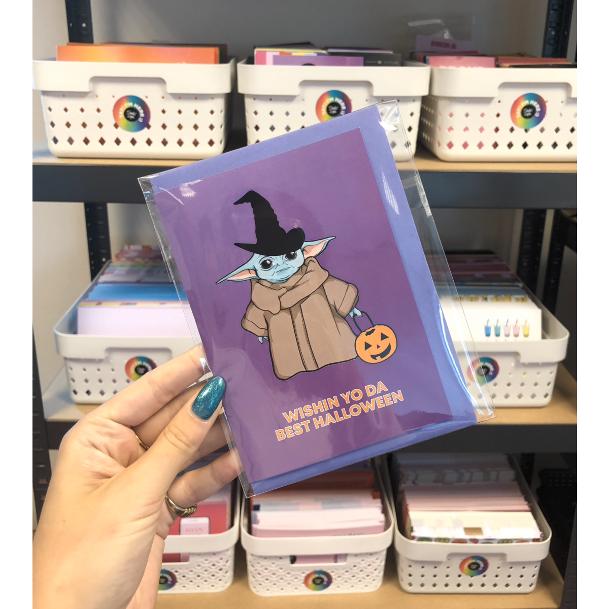 Yo Da Best Halloween Card