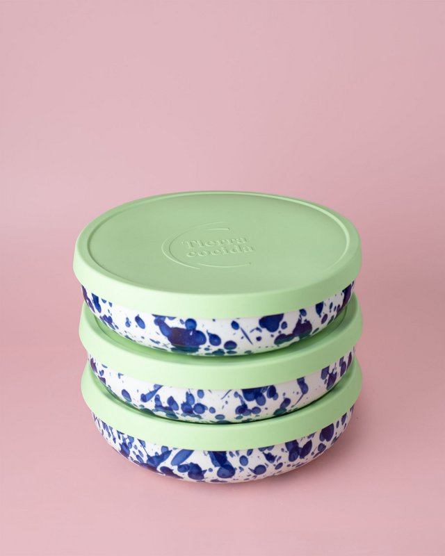 Tapas de Silicona Reutilizables Libre BPA Silicone Lid / 2 Tamaños