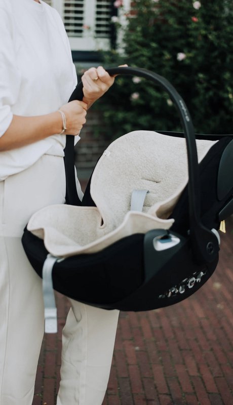 Onderlegger voor buggy of Maxi-Cosi – Merinowol