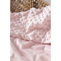 BUBBLE DECKE - 80 X 110 - KORALLENFLECCE - ROSA