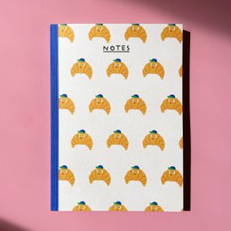 Croissants-Notizbuch