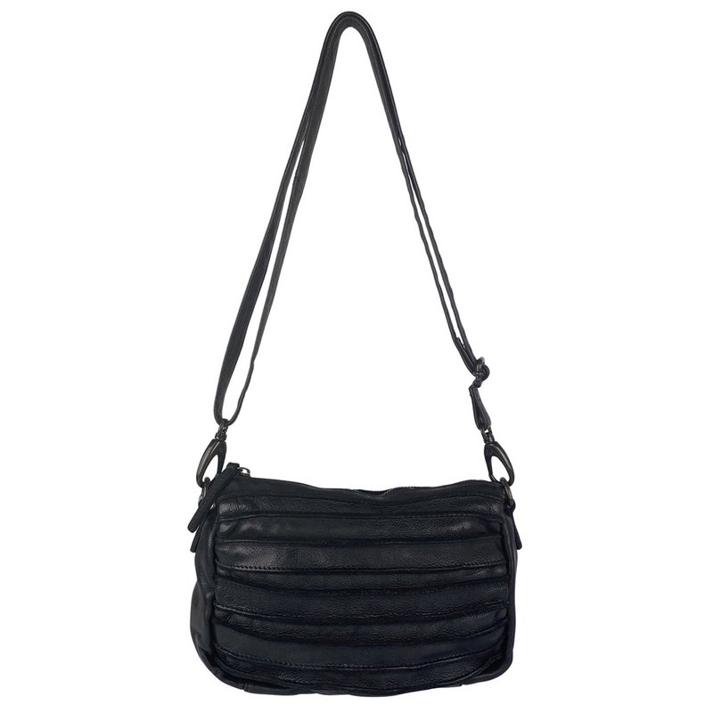 Borsa A Spalla Da Donna Realizzata In Pelle Lavata In 4 Colori