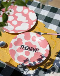 Dessertplade "Yeehaw" Cowgirl -æra
