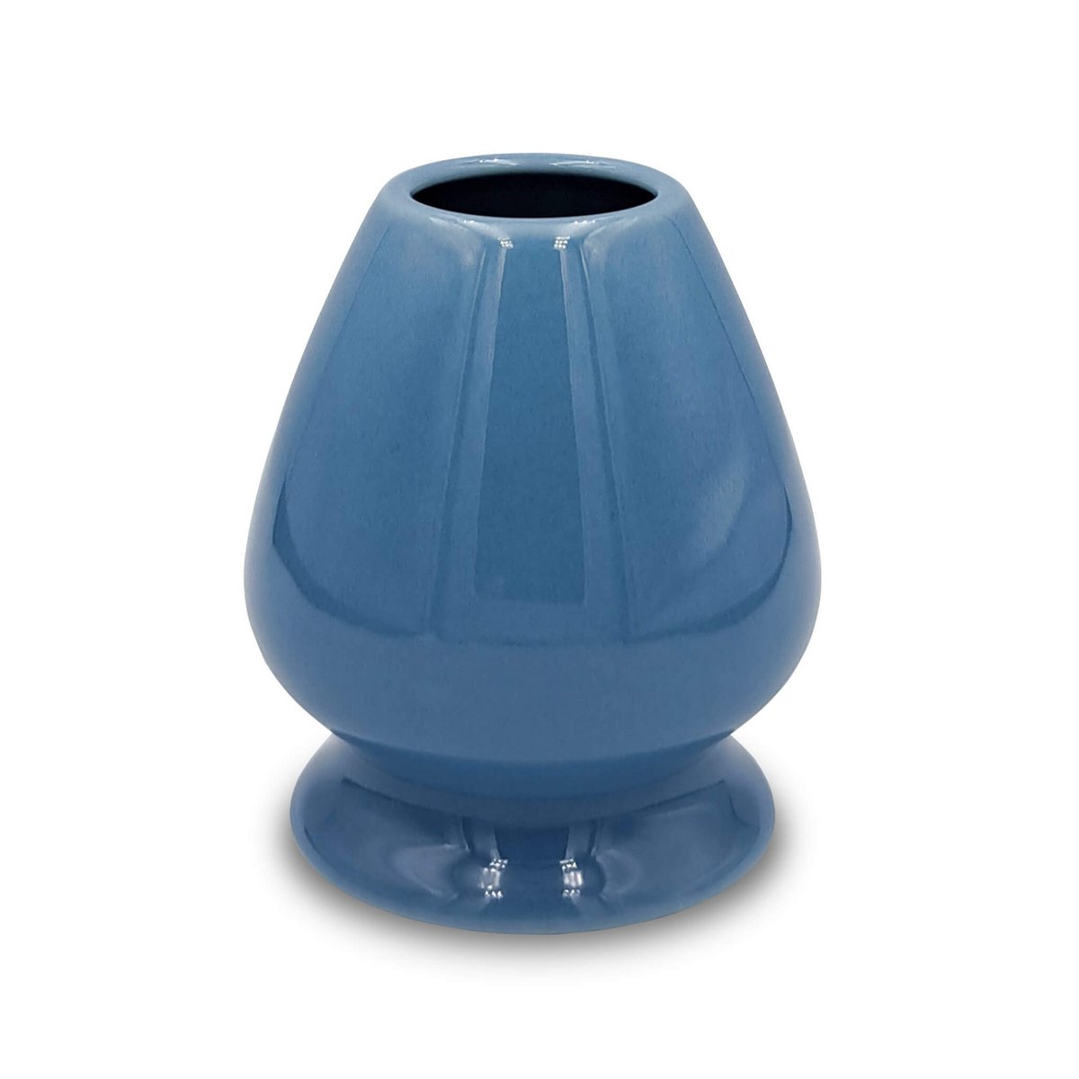Matcha Besen Kusenaoshi Blue wykonany z ceramiki