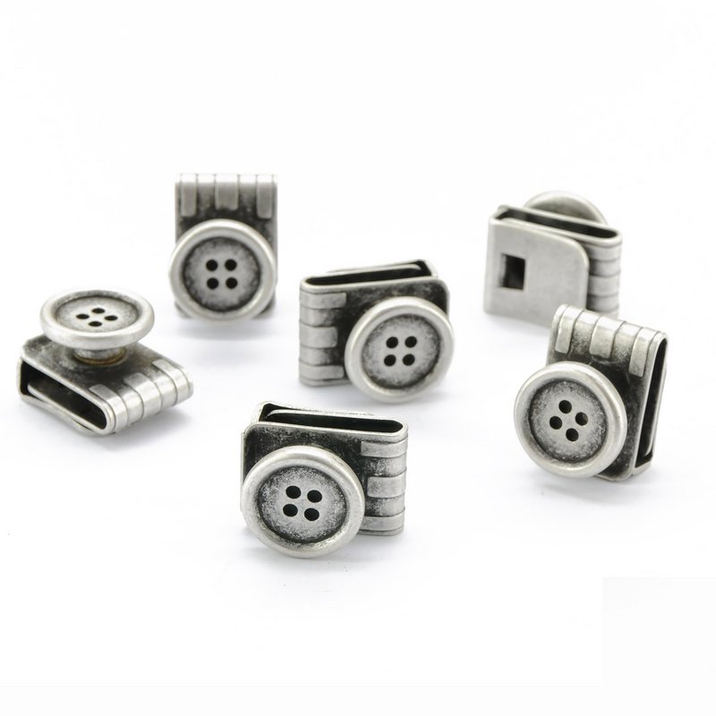 Sir Redman set jarretelknopen antiek zilver